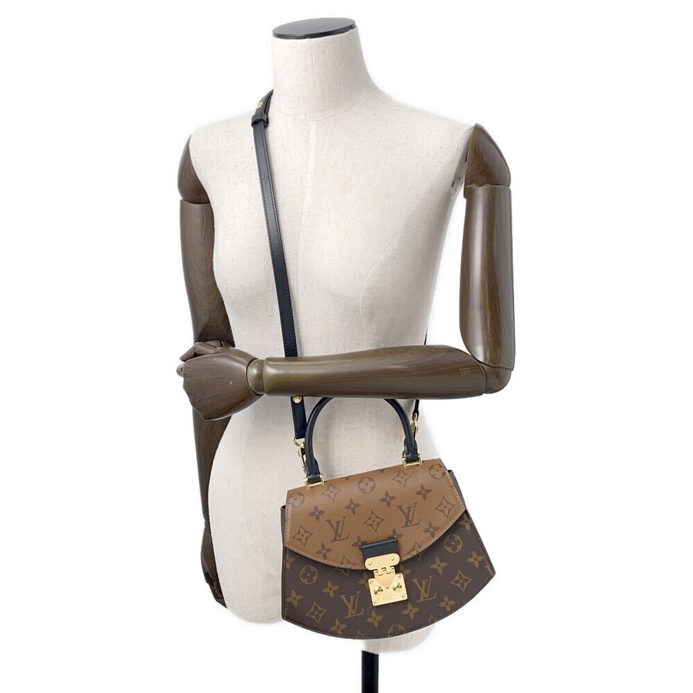 Louis Vuitton Monogram Reverse Tilsit Handbag Shoulder Bag Black - Picture 6 of 12